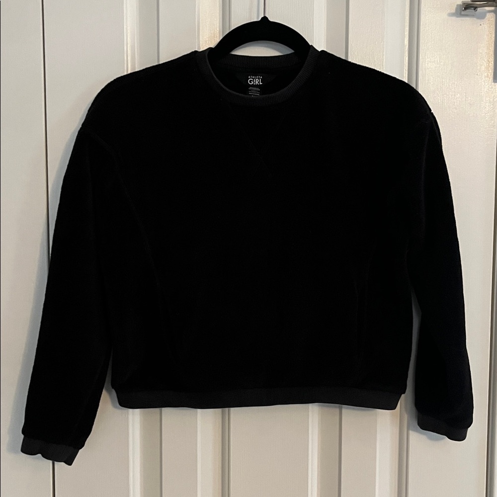 Athleta Black Crew Neck Sweater